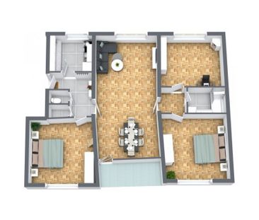 4-Zimmer-Wohnung mit Loggia | Schallmoos - Photo 1