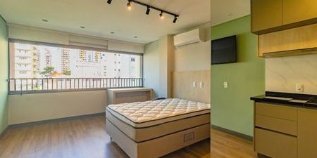 Studio para alugar com 28m², 1 quarto e sem vaga - Foto 3