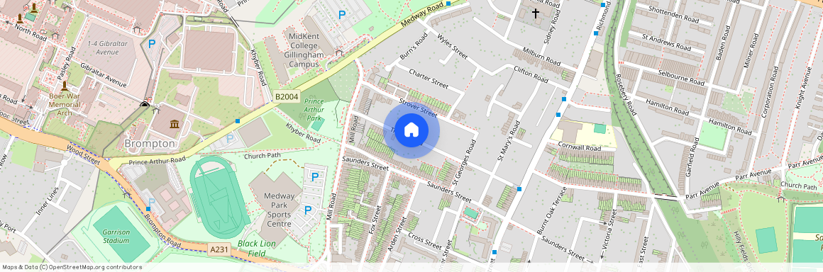 Trinity Road, Brompton, ME7 1JA, United Kingdom, Gillingham