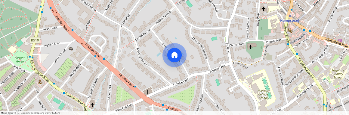 Greenaway Gardens, Hampstead, London, NW3 7DJ