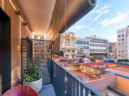 Luminoso apartamento con terraza junto a Rambla Catalunya en alquiler temporal, Barcelona - Photo 2