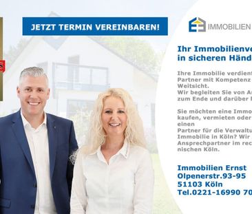 1 Zimmer Wohnung DG – Zentral in Köln-Brück - Photo 2