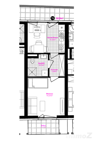 Neuwertige Garconniere mit Balkon - Photo 5