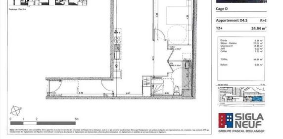 Location Appartement 2 pièces 54m² VALENCIENNES 59300 - Photo 2