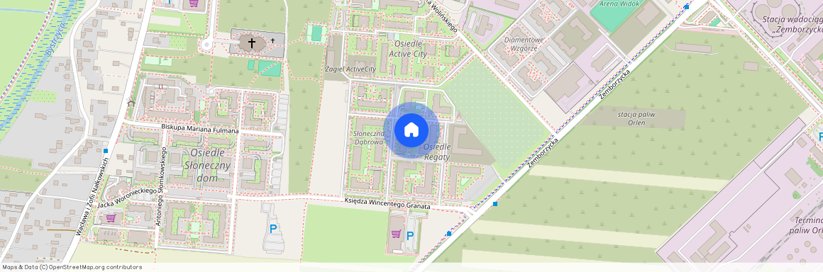 ul. Aleksandra Czekanowskiego, Wrotków, Lublin, lubelskie