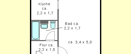Einzug ab 15.01.2026 möglich. 1-Raumwohnung in Mock-Nord - Foto 1