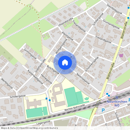 2620 Neunkirchen, Schillergasse 4, Stg. 2+4