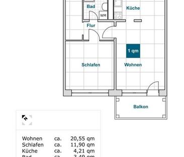 Ihre neue 2 Zimmer Wohnung wartet auf Sie! - Foto 1