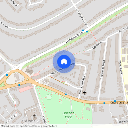 Hampton Court Road, Harborne, Birmingham, B17