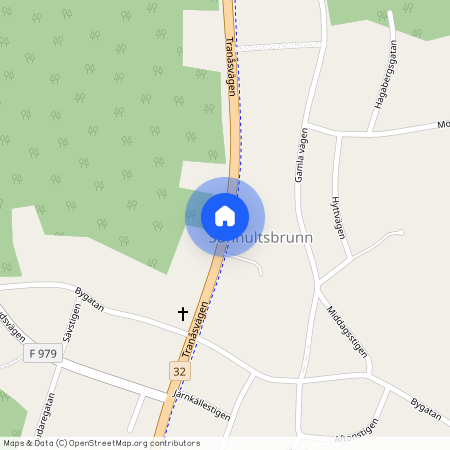 Tranåsvägen, Sunhultsbrunn