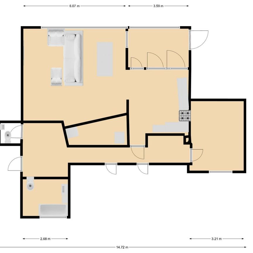 Appartement te huur: Hagelingerweg 26-A 2071 CJ Santpoort-Noord - Foto 1