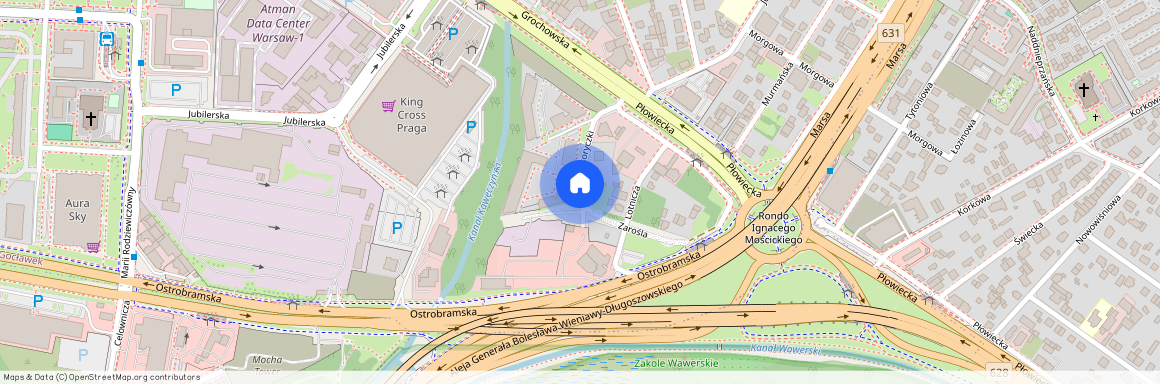 ul. Kokoryczki, Gocławek, Praga-Południe, Warszawa, mazowieckie