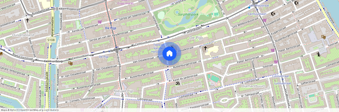 Tweede Van der Helststraat 3-2, Van der Helstpleinbuurt, 1073AE, Amsterdam