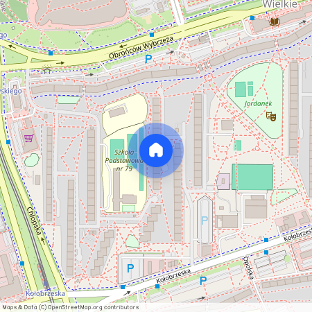 ul. Kołobrzeska, Przymorze Wielkie, Gdańsk, pomorskie