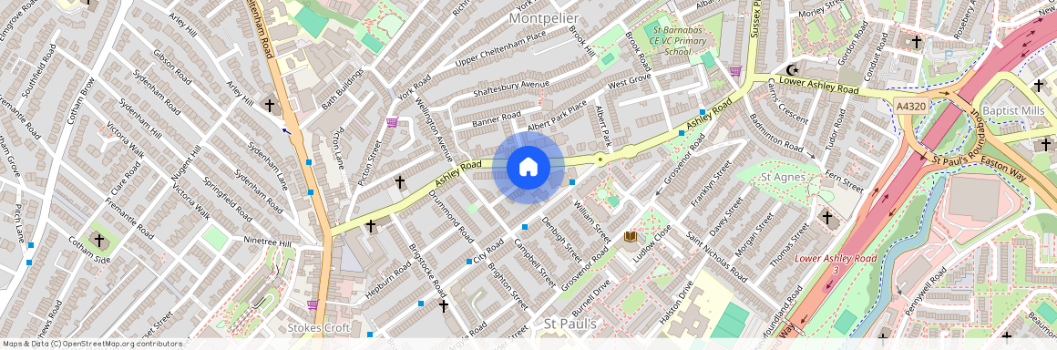 Ashley Road, Saint Pauls, Bristol, BS6