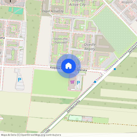 ul. Aleksandra Czekanowskiego, Wrotków, Lublin, lubelskie