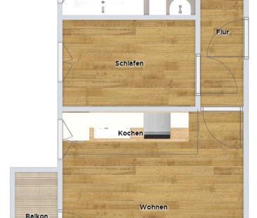 zentrumsnahe Wohnung mit EBK & Balkon :) - Photo 2