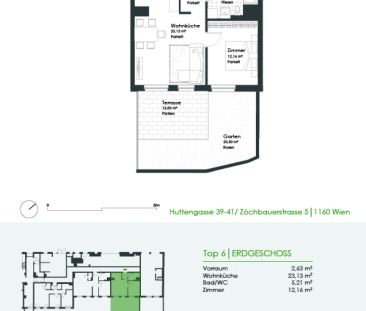 Traumhafte Gartenwohnung in Ruhelage nahe U3 Kendlerstraße! Erst 20... - Photo 2