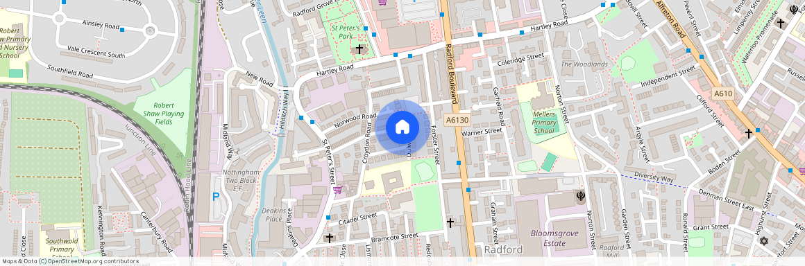 Flat 2, Old Nottingham Arms, 7 Dulwich Road, Radford, Nottingham, NG7 3DN