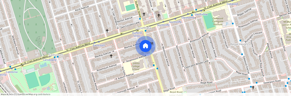 google map, Old Toronto, Old Toronto, Toronto, M6H 3L8