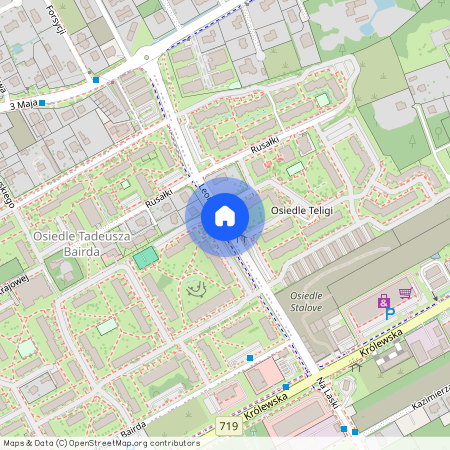 ul. Leonida Teligi, Grodzisk Mazowiecki, Grodzisk Mazowiecki, grodziski, mazowieckie