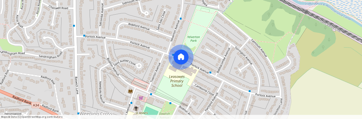 Porlock Avenue, Weeping Cross ST17 0HU