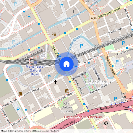 Greater Manchester, M1, Oxford Road, Manchester