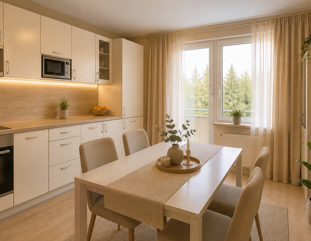 Priestranný, kompletne zariadený 2-izbový byt na prenájom v centre Žiliny-Malá Praha. - Photo 1