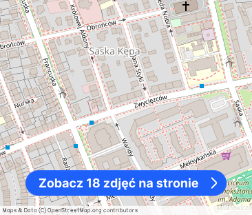 Słoneczne 3 pokoje na Saskiej Kępie; zielone strzeżone osiedle - Zdjęcie 1