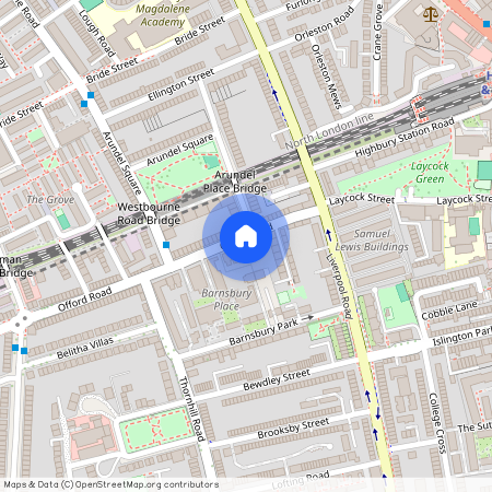 The Wallpaper Apartments, 142 Offord Road, London