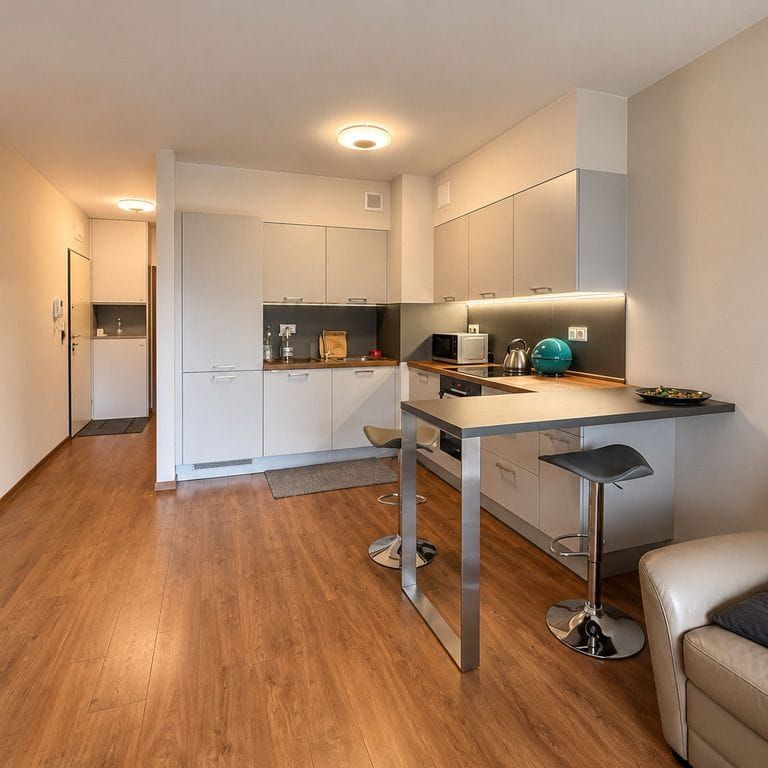 Nowoczesne mieszkanie przy Komputerowej/45 m 45 m² - Zdjęcie 1