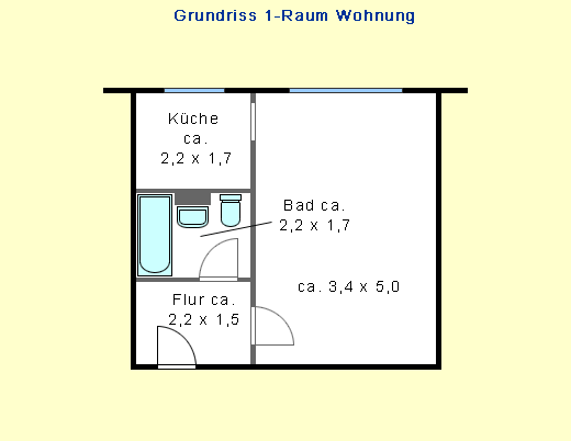 Einzug ab 15.01.2026 möglich. 1-Raumwohnung in Mock-Nord - Foto 1