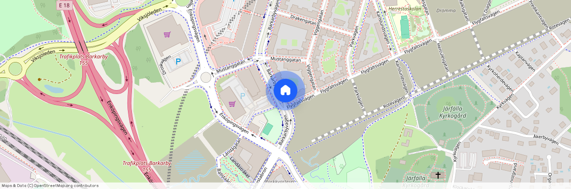 Barkarbyvägen 14A, Barkarbystaden