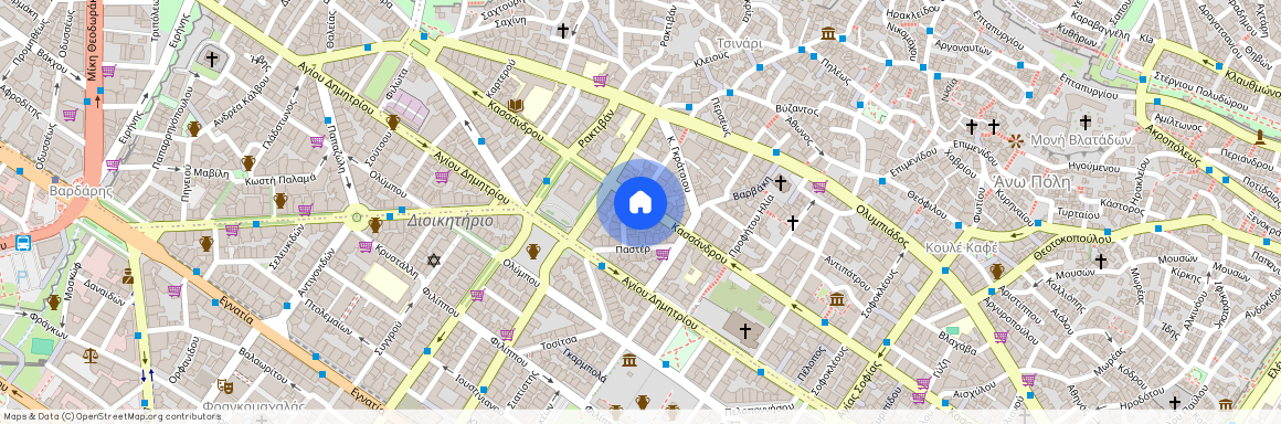 Κασσάνδρου 38-48, 546 33, Θεσσαλονίκη (546 33), Διοικητήριο (Κέντρο Θεσσαλονίκης)
