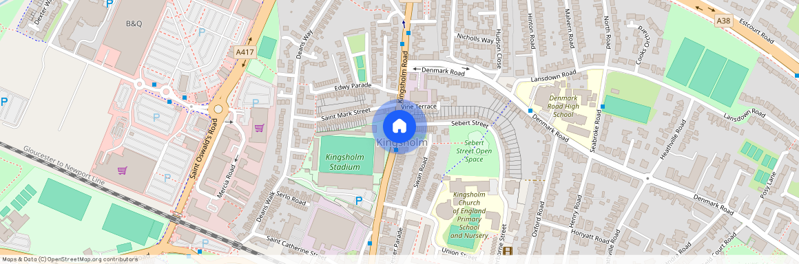 Kingsholm Road, Gloucester, Gloucestershire, GL1