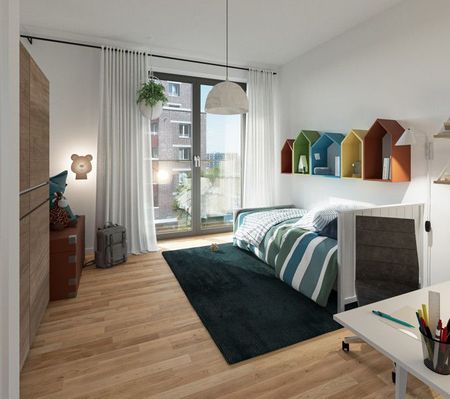 Leben im Trendviertel: Helle 4-Zimmer-Wohnung im ZAM Neubau - Foto 4