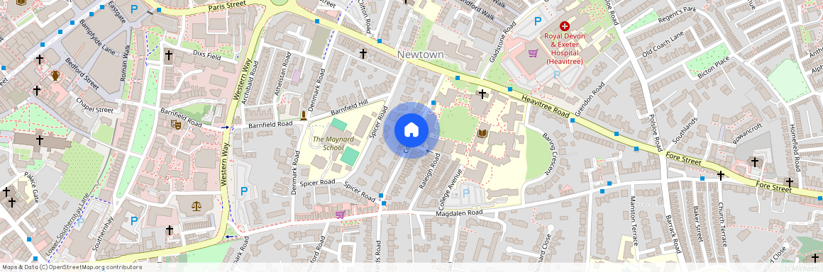 College Road, Exeter, Devon, EX1