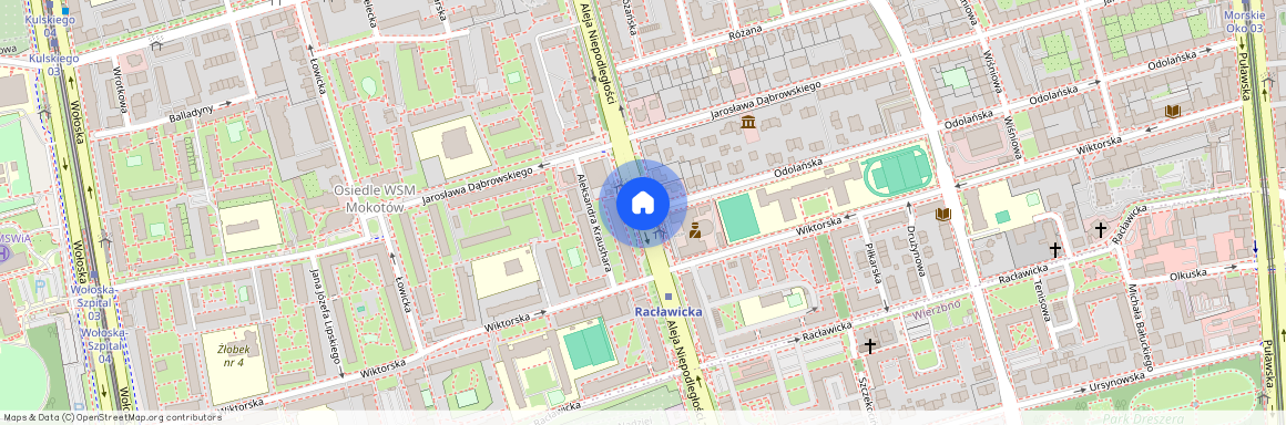 al. Niepodległości, Stary Mokotów, Mokotów, Warszawa, mazowieckie