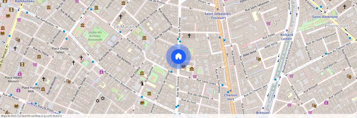 Rue de Turenne, Francja, Paris