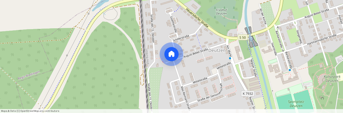 Schillerstraße 1, OT Deutzen, 04575 Sachsen - Neukieritzsch