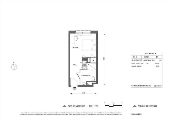 Location Appartement 1 pièce 22m² JOUE LES TOURS 37300 - Photo 1