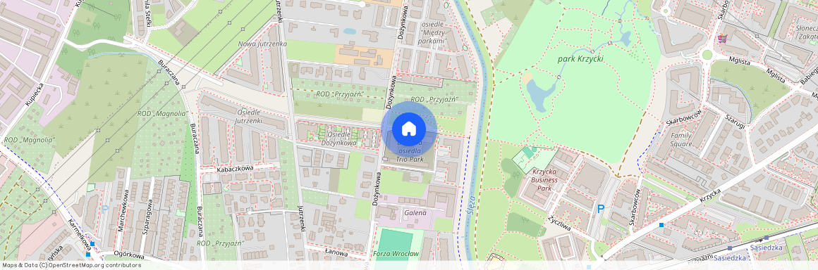 ul. Dożynkowa, Klecina, Krzyki, Wrocław, dolnośląskie