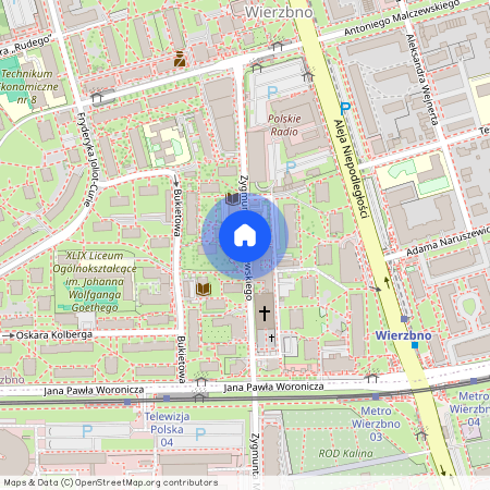 Warszawa Mokotów, Zygmunta Modzelewskiego