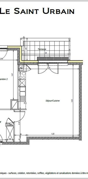 F3 à louer à COLMAR Dans cette résidence récente, venez visiter ce ravissant F3 de 66m² situé au 1er étage avec ascenseur comprenant : deux chambres, une cuisine équipée ouverte sur Résidence SAINT URBAIN - Photo 2