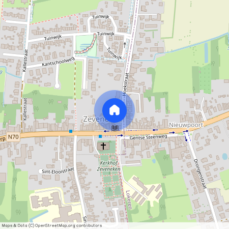 Hoekstraat 1 / 3, 9080 Zeveneken