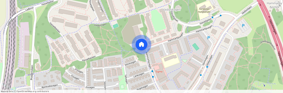 Husarvägen, Upplands Väsby