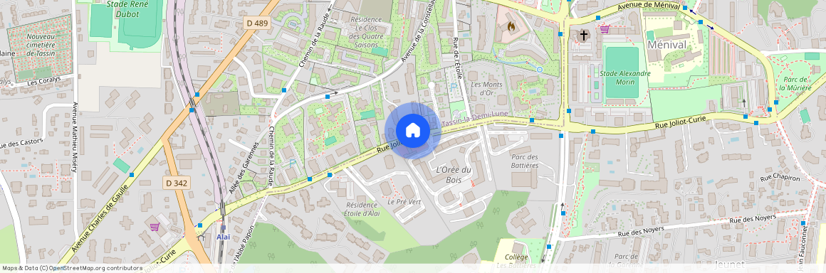 Rue Joliot-Curie, Francja, Lyon