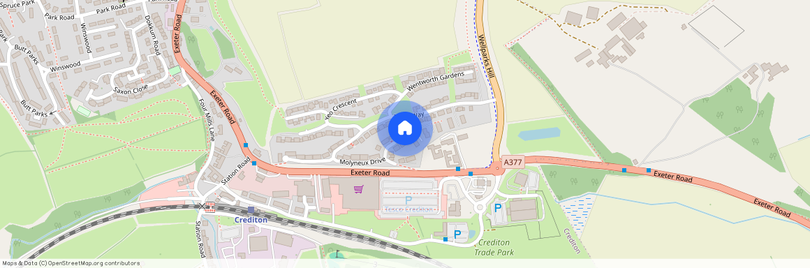 Molyneux Drive, Crediton, EX17