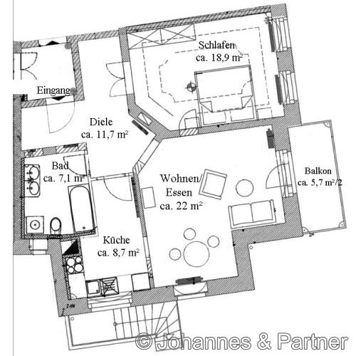 01309 Dresden - Striesen , Borsbergstraße 14 WE 104 - Photo 1
