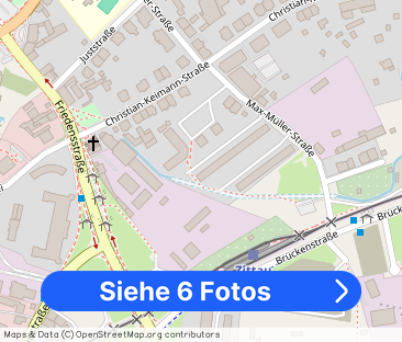 Möblierte 2-Zimmer-Wohnung mit Balkon in Zittau - Foto 1